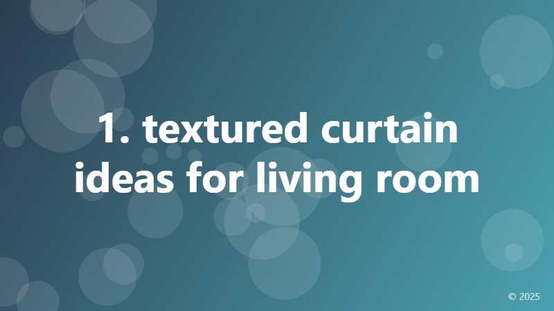 1. textured curtain ideas for living room